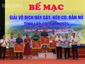Huyện Văn Bàn giành Nhất toàn đoàn Giải vô địch đẩy gậy, kéo co, bắn nỏ tỉnh Lào Cai năm 2024