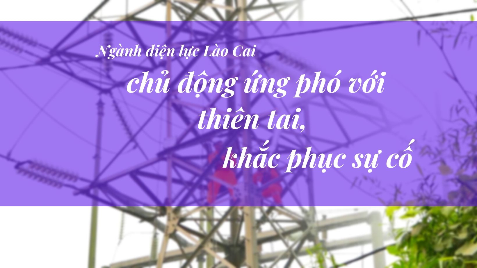 Ngành điện lực Lào Cai chủ động ứng phó với thiên tai, khắc phục sự cố