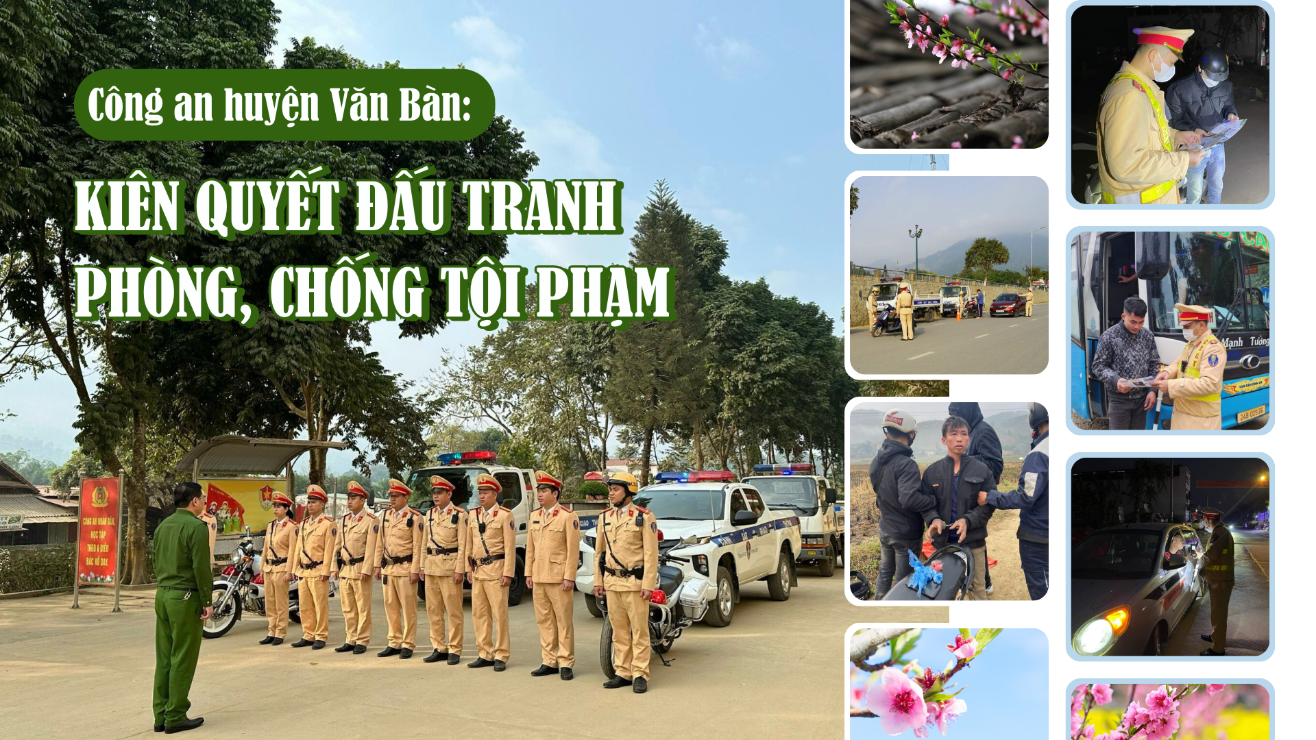 Công an huyện Văn Bàn: Kiên quyết đấu tranh phòng, chống tội phạm