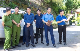 Ban An toàn giao thông tỉnh làm việc với UBND huyện Mường Khương