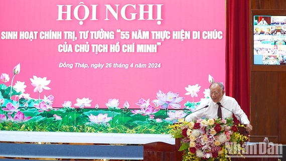 Hội nghị chuyên đề "55 năm thực hiện Di chúc của Chủ tịch Hồ Chí Minh"