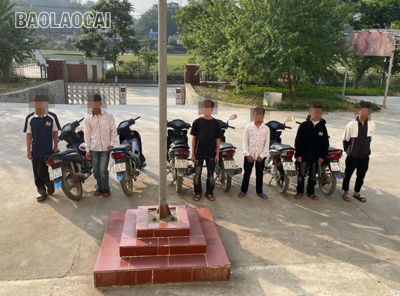 Công an huyện Si Ma Cai xử phạt 6 phụ huynh giao xe cho người chưa đủ điều kiện điều khiển