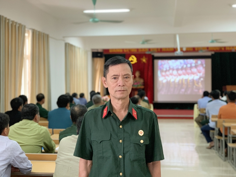 Ông Hà Thu Thành, Phó Chủ tịch Hội Cựu chiến binh thị trấn Bắc Hà.jpg