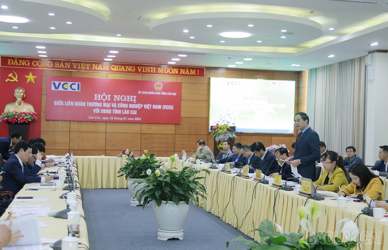 Tăng cường hợp tác giữa UBND tỉnh Lào Cai và VCCI
